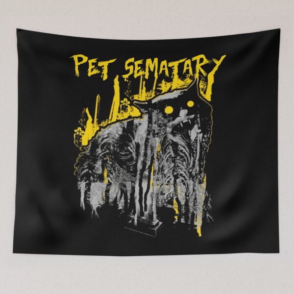 Item preview, Horror Design Cat Pet Arts Sematary Films designed and sold by rowaashekd.