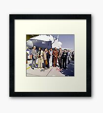 Leonard Nimoy - Mr Spock Signed Photo - Star Trek Crew autograph Framed Print