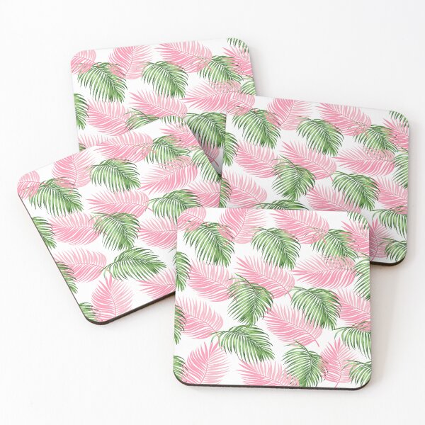 Item preview, Pink and Green Palm Leaves designed and sold by MaresaIm.