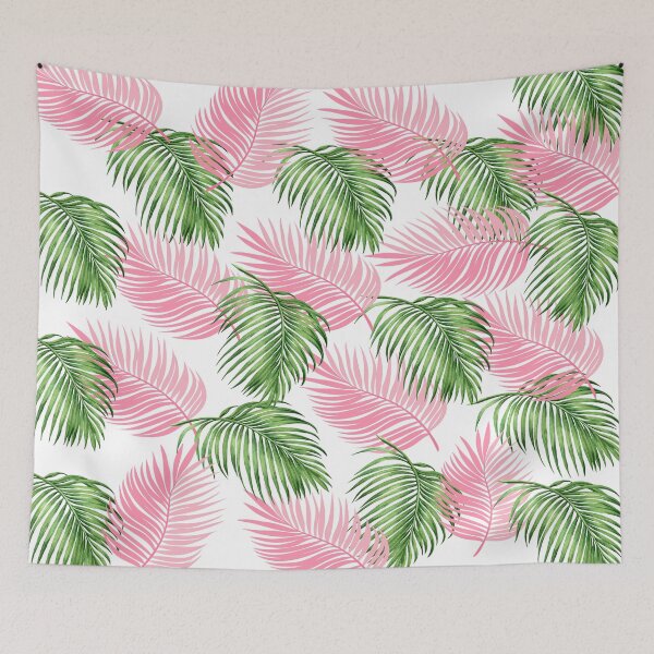 Item preview, Pink and Green Palm Leaves designed and sold by MaresaIm.