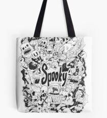 Spooky Doodleart Tote Bag