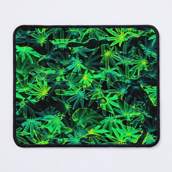 Item preview, Colorful Marijuana Leaf Smoke Print X designed and sold by WildArtDesigns.