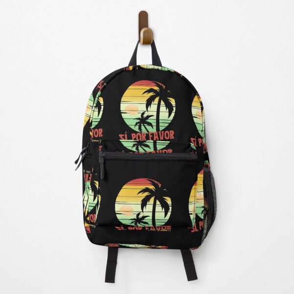 Item preview,  Sí, Por Favor, Yes Please, Spanish Sayings, Retro Beach Sunrise designed and sold by Sun Sand & Sea Art.