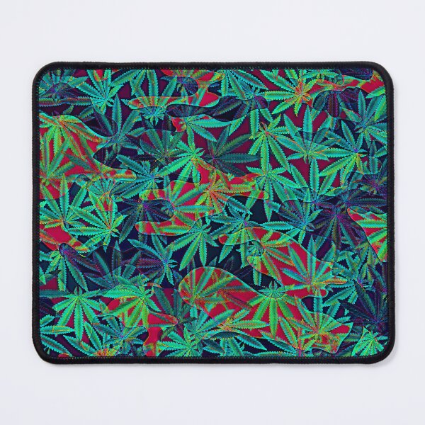 Item preview, Colorful Marijuana Leaf Smoke Print Y designed and sold by WildArtDesigns.