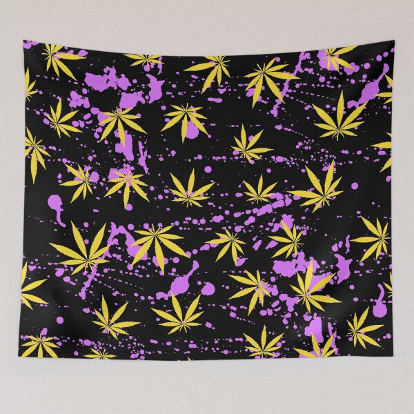 Item preview, 90's Weed Splash Pattern  designed and sold by kushcoast.