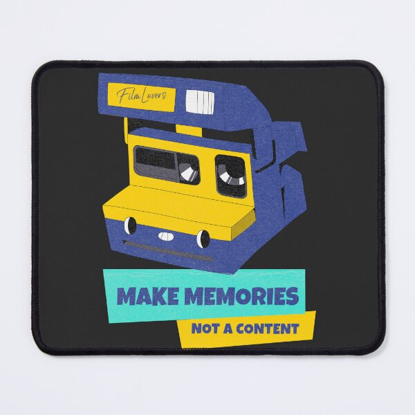 Item preview, Make memories not a content - vintage camera designed and sold by sashashuba.