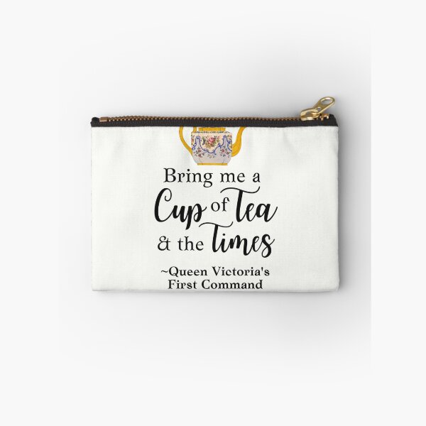 Item preview, Queen Victoria Tea Quote Bring Me A Cup of Tea and the Times designed and sold by IceCreamMuseum.