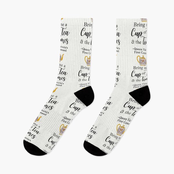 Item preview, Queen Victoria Tea Quote Bring Me A Cup of Tea and the Times designed and sold by IceCreamMuseum.
