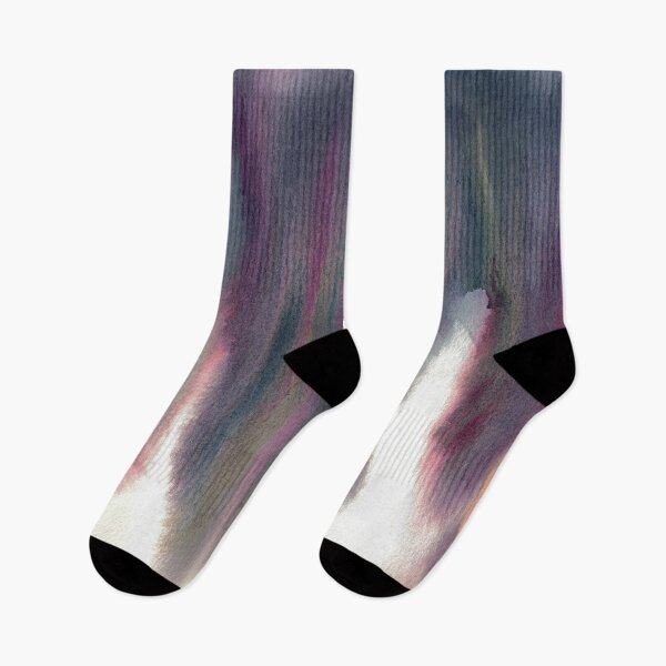 Item preview, Purple gray watercolor gravity painting designed and sold by The kitschy Citrus.
