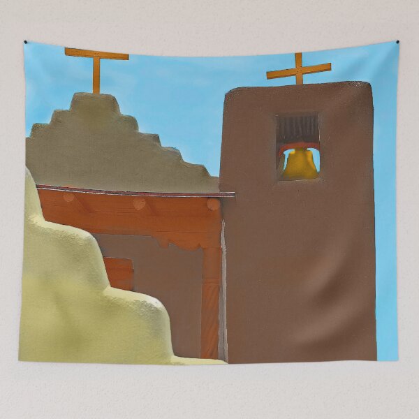Item preview, Southwest Taos Pueblo Mission Church designed and sold by William E Lopez.