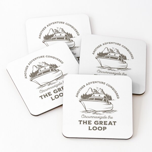 Item preview, The Great Loop Challenge Looper Another Adventure Conquered Boating designed and sold by Uppercase Tees.