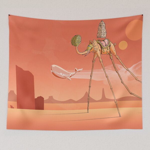 Item preview, Time Elephant and Space Whale - Dalì tribute designed and sold by Piezaroth.