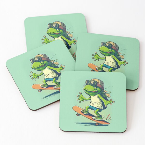Item preview, Skateboarding Frog designed and sold by duke818.