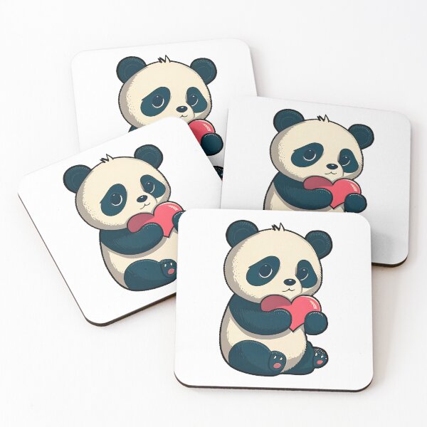 Item preview, Lindo panda con corazón designed and sold by Adorable  Artifacts.