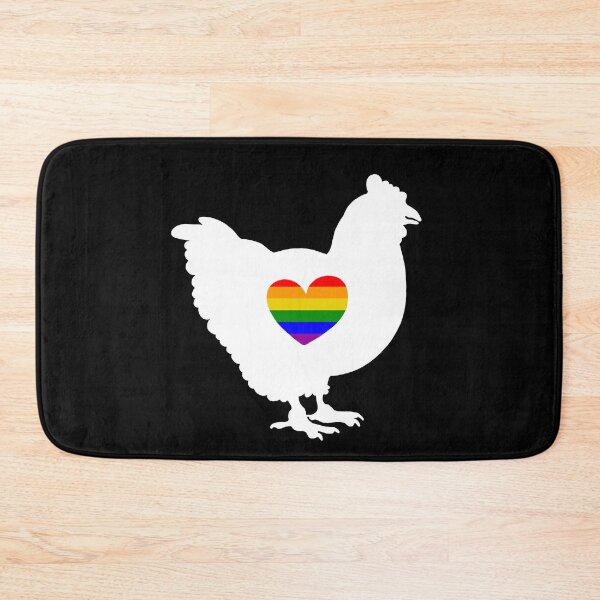 Item preview, Chicken Daddy - LGBTQ Pride Flag Heart 04 designed and sold by Puddmuppy.