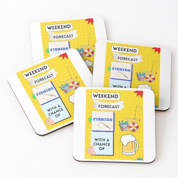 Item preview, Weekend Forecast Fishing with A Chance of Drinking designed and sold by Echo Aesthetics.