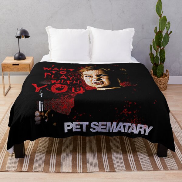 Item preview, I WANT TO PLAY WITH YOU PET SEMATARY HALLOWEEN designed and sold by rowaashekd.