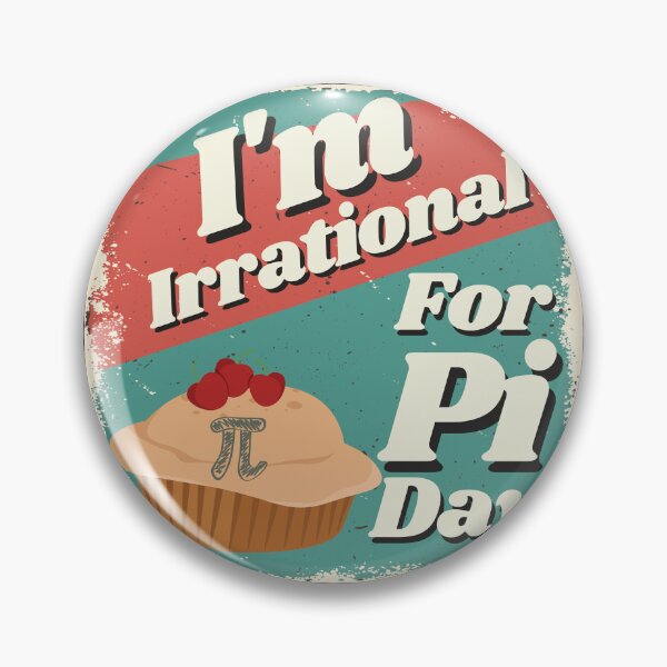 Item preview, For Pi Day, an "I'm irrational" t-shirt is the perfect way to combine your love for math and quirky humor. designed and sold by awCurve.