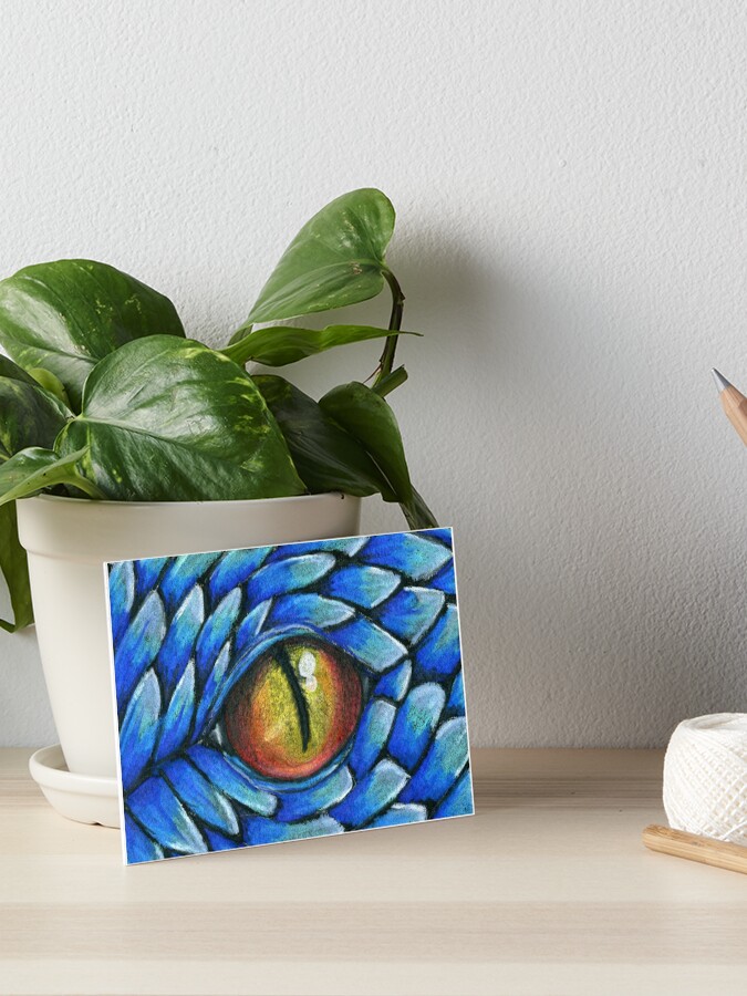 Wall Art Print Blue dragon eye, Gifts & Merchandise