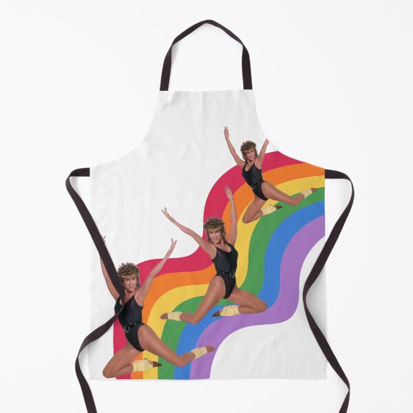 Item preview, Jane Fonda Retro Rainbow designed and sold by TeeKid.