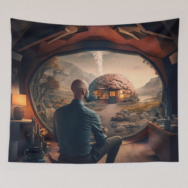 Item preview, Basking in the tranquility serenity of a psilocybin view.  designed and sold by Miguelamarte.