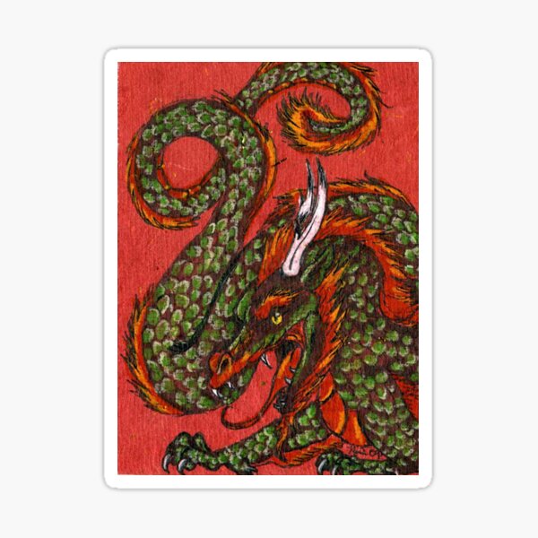 Asian Dragon Sticker