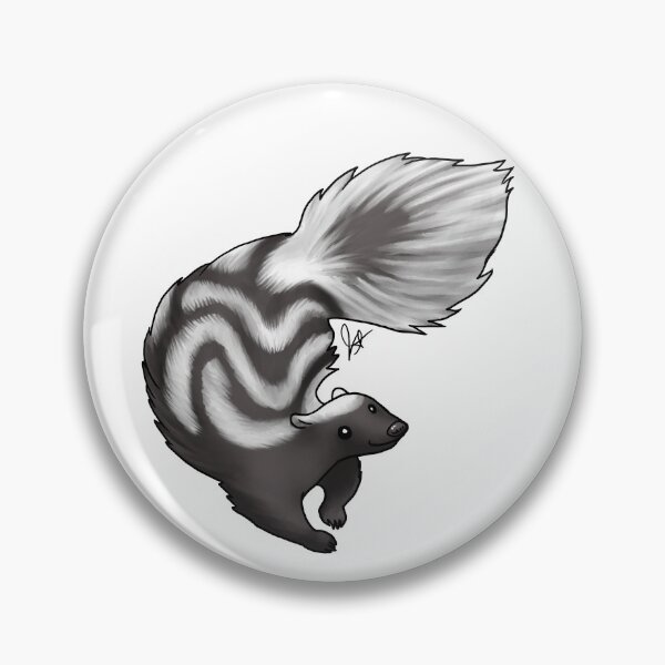 Item preview, Skunk - Black Swirl designed and sold by Jennifer Stolzer.