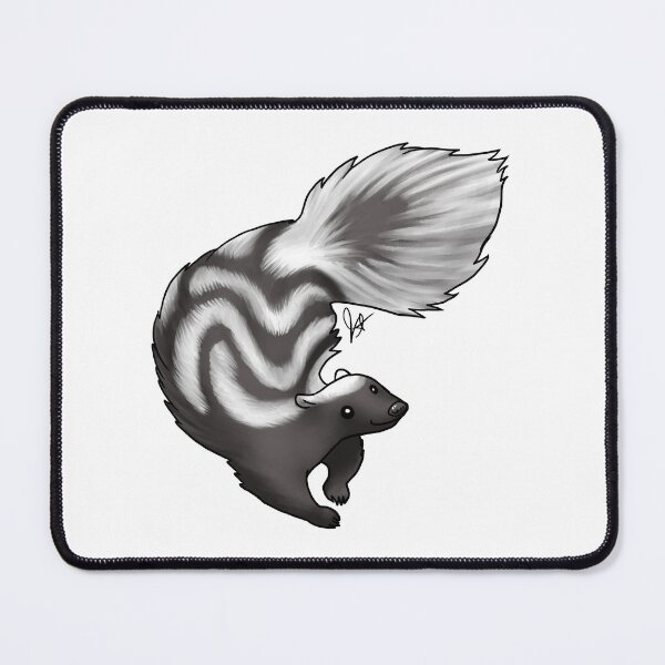 Item preview, Skunk - Black Swirl designed and sold by Jennifer Stolzer.