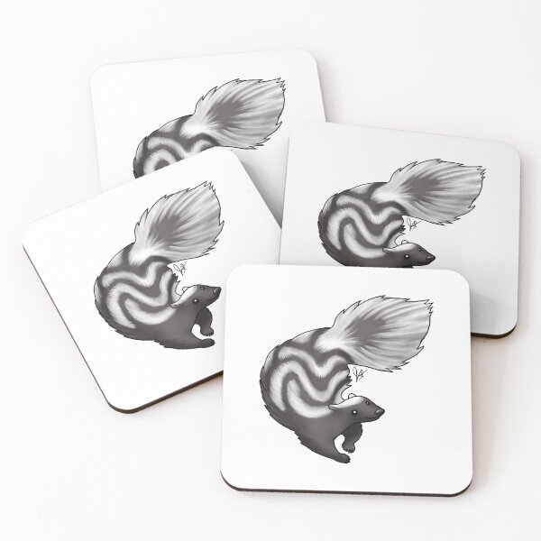 Item preview, Skunk - Black Swirl designed and sold by Jennifer Stolzer.