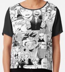 Bakugou Katsuki Collage Chiffon Top