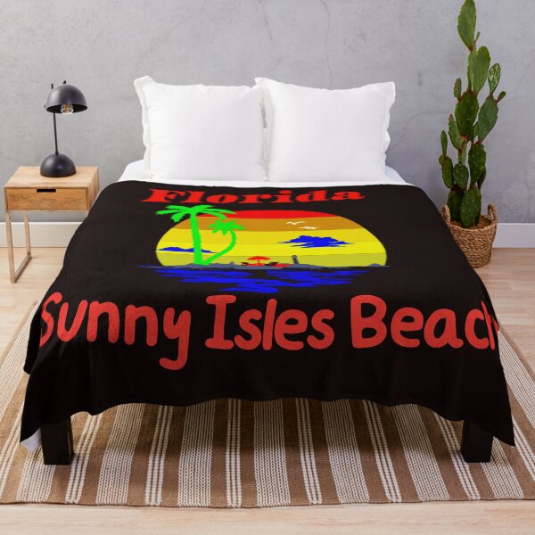 Item preview, Retro Sunset Florida Sunny Isles Beach designed and sold by TheCatmeow2000.