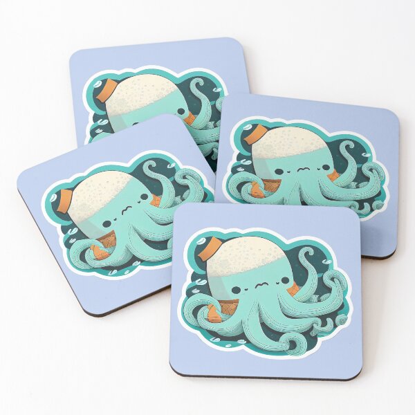Item preview, The Sad Kraken - Stickers, clothing, décor, phone art, laptop art, kids clothing designed and sold by TheLazyCryptid.