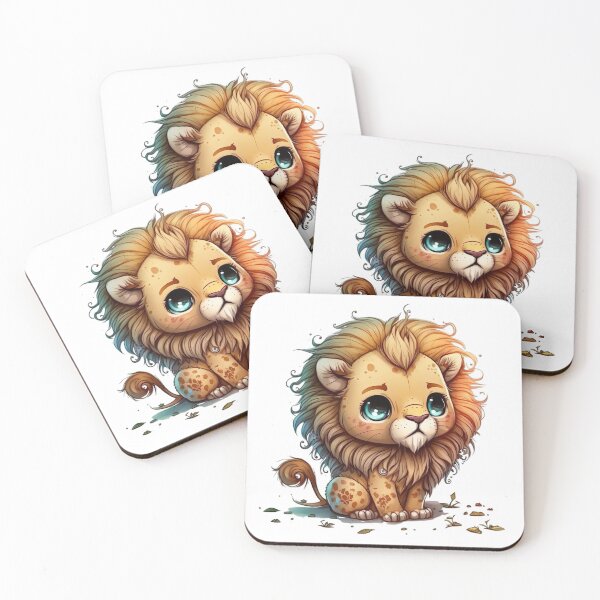 Item preview, Lion - Adorable Animals designed and sold by WodenButikk.