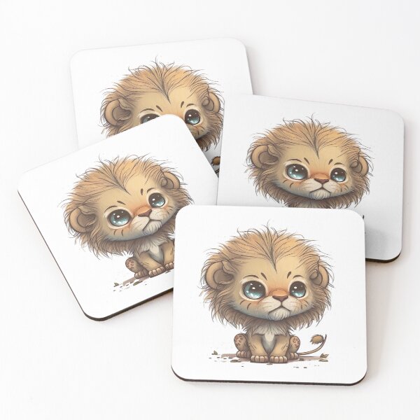 Item preview, Lion - Adorable Animals designed and sold by WodenButikk.