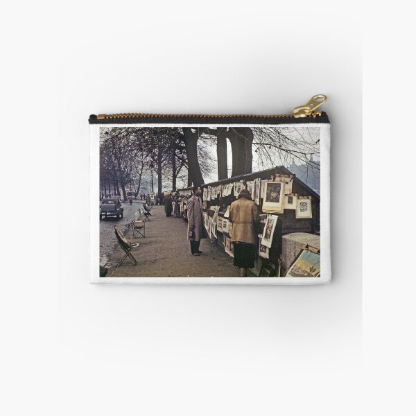 Item preview, 1940s - Scene from a Street with Art Vendors in Paris, France designed and sold by thatwaslife.