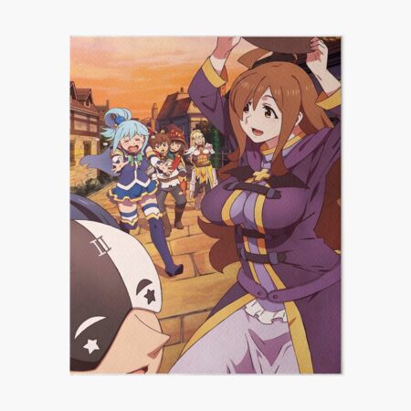 Camiseta Camisa Konosuba Anime Manga Megumin Kazuma Aqua 1