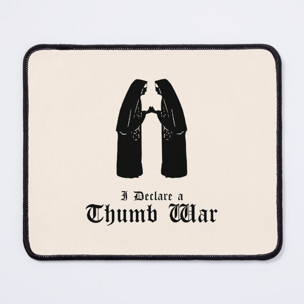 Item preview, Nun Thumb War designed and sold by Gumblebee Design.