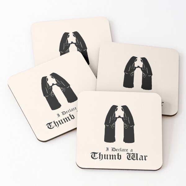 Item preview, Nun Thumb War designed and sold by Gumblebee Design.