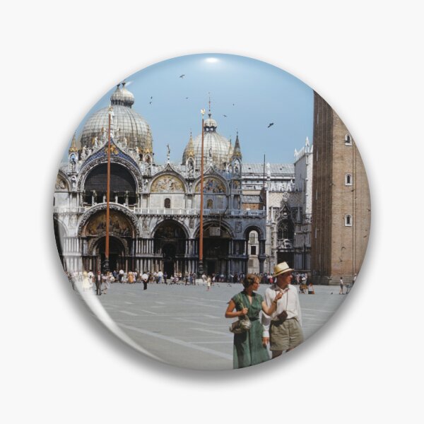 Item preview, 1940s - St Mark's Square with St. Mark's Basilica, Venice, Italy designed and sold by thatwaslife.