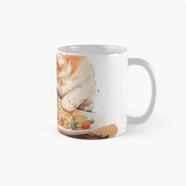 Item preview, Cute Cat and Spaghetti designed and sold by BOBMIA.