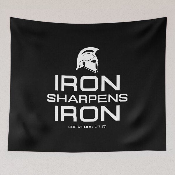 Item preview, IRON SHARPENS IRON designed and sold by Picasmus Tees.