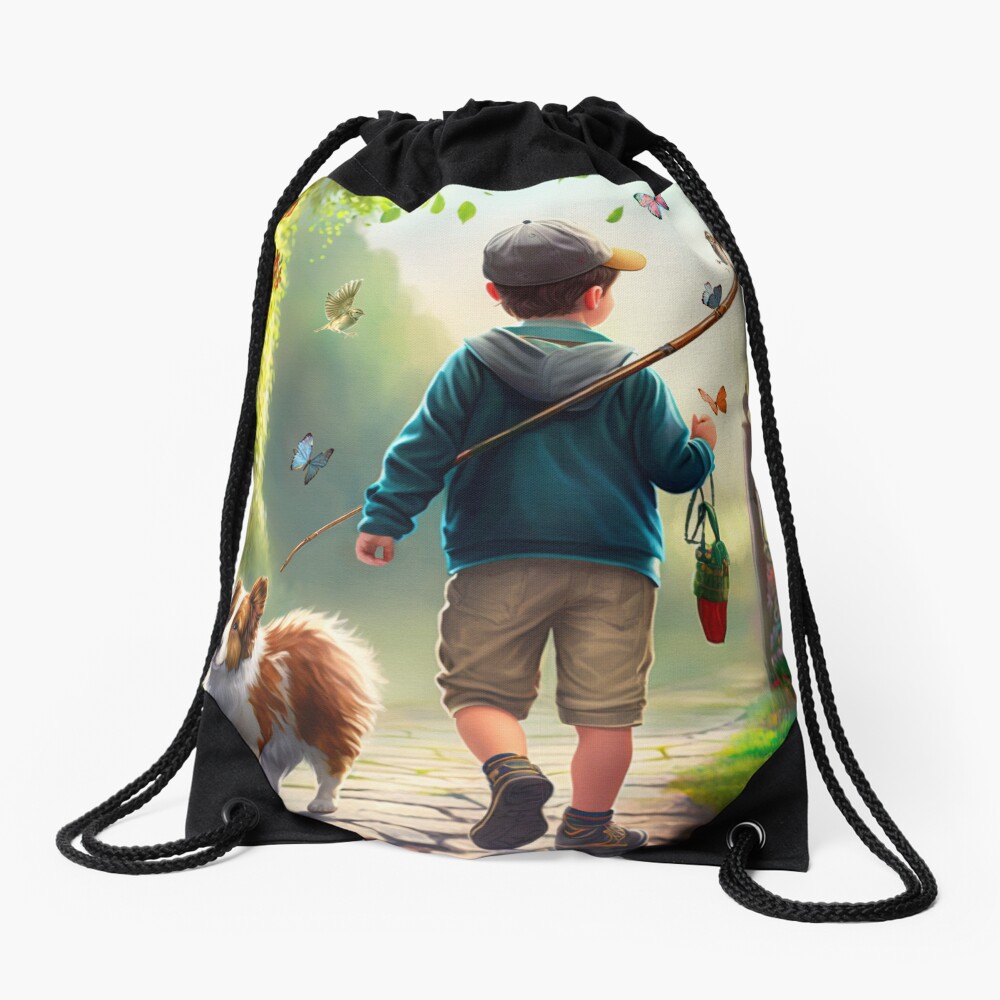 Item preview, Drawstring Bag designed and sold by phatpuppyart.