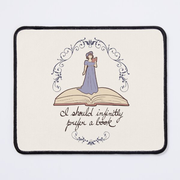 Item preview, Pride and Prejudice Book Lovers, Regency Lady, Vintage Book Art designed and sold by heavyhebi.