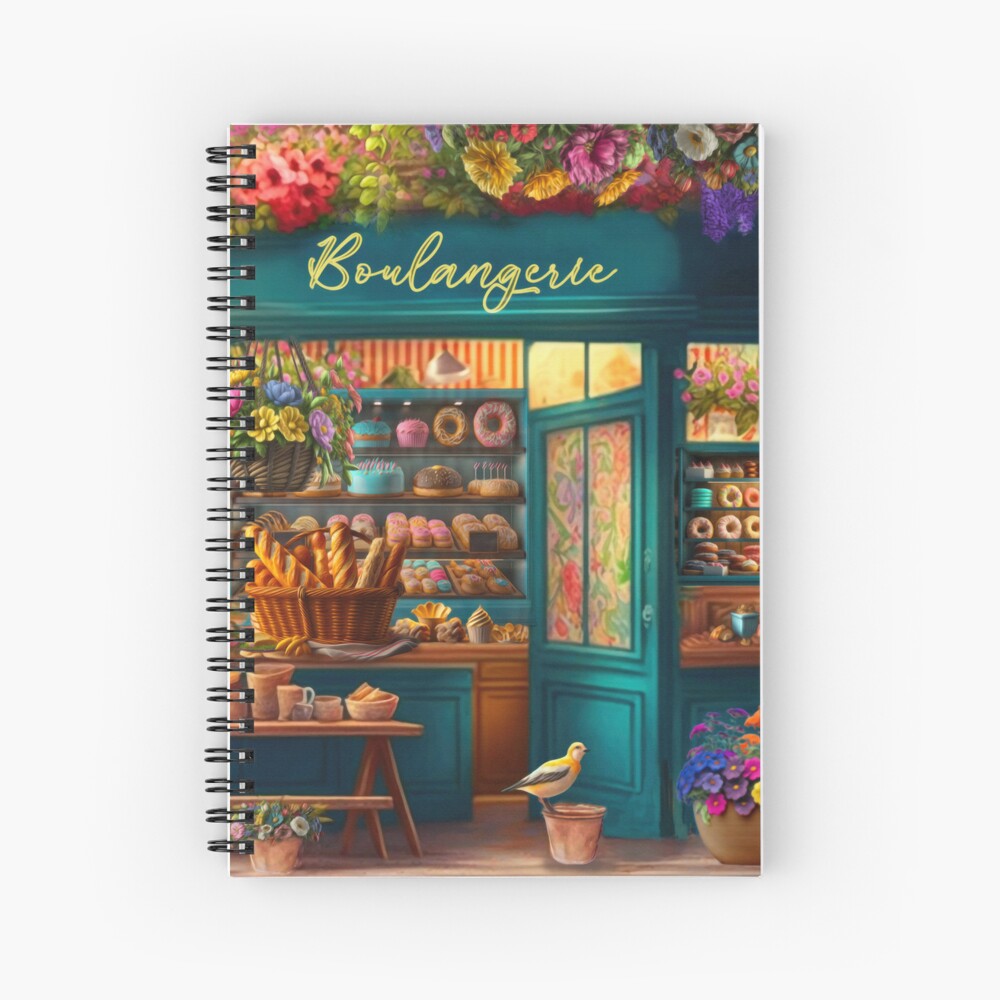 Item preview, Spiral Notebook designed and sold by phatpuppyart.