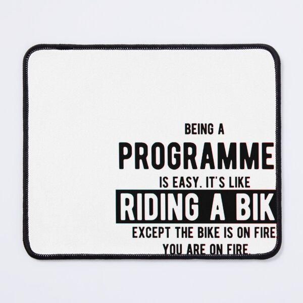 Item preview, Being A Programmer Is Easy Its Like Riding A Bike Funny Programming Jokes Light Color designed and sold by phuongjinie.