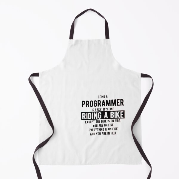 Item preview, Being A Programmer Is Easy Its Like Riding A Bike Funny Programming Jokes Light Color designed and sold by phuongjinie.