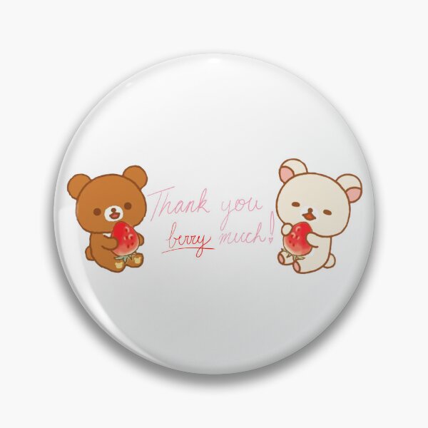 Item preview, Thank You Berry Much Korilakkuma and Chairoikoguma designed and sold by moon-princesa.