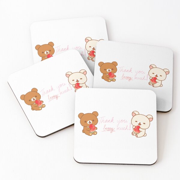 Item preview, Thank You Berry Much Korilakkuma and Chairoikoguma designed and sold by moon-princesa.