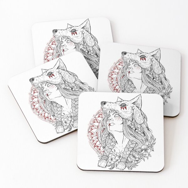 Item preview, Wolf shaman girl designed and sold by BlackForge.