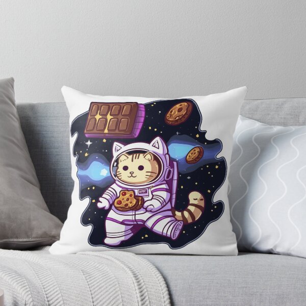 Item preview, Cato eats cookies and space chocolate designed and sold by ElManuOrtiz.